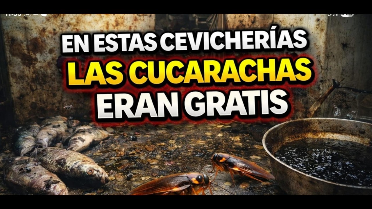 EN ESTA CEVICHERIAS DE BREÑA ,LA CUCARACHA ERA GRATIS