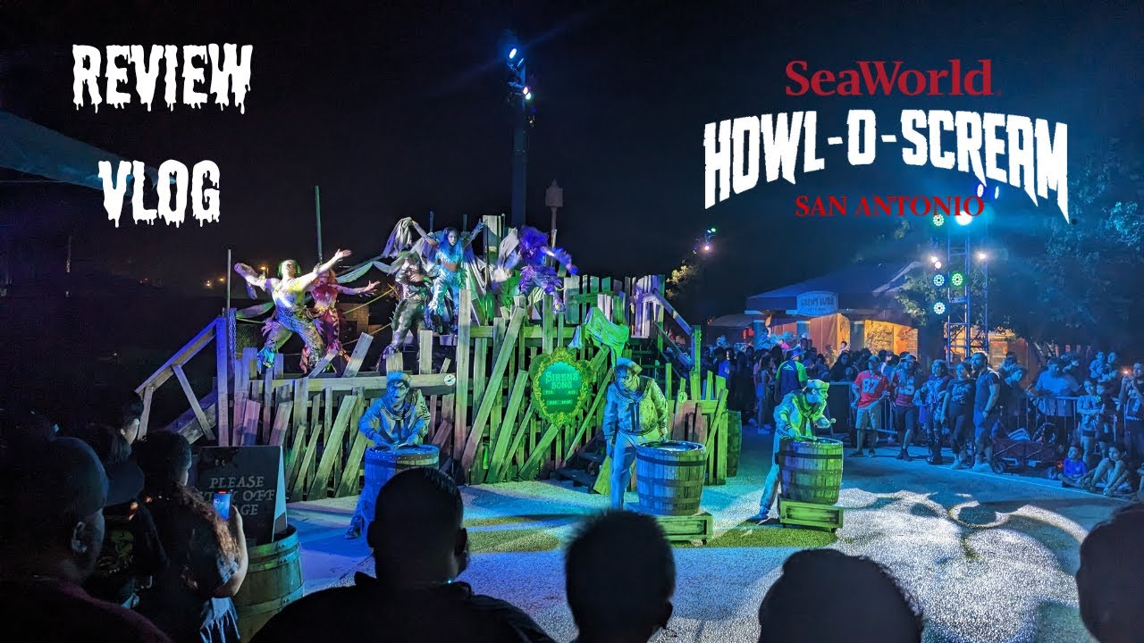 Howl-O-Scream 2023 at SeaWorld San Antonio Vlog - YouTube