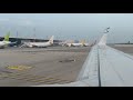 EL AL 738 long taxi beautiful takeoff from TLV to BRU