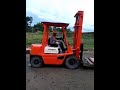 Forklift Training practice of controlling pedals and handling cargoes for beginners