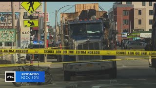 Bicyclist dies after being hit by garbage truck in Allston