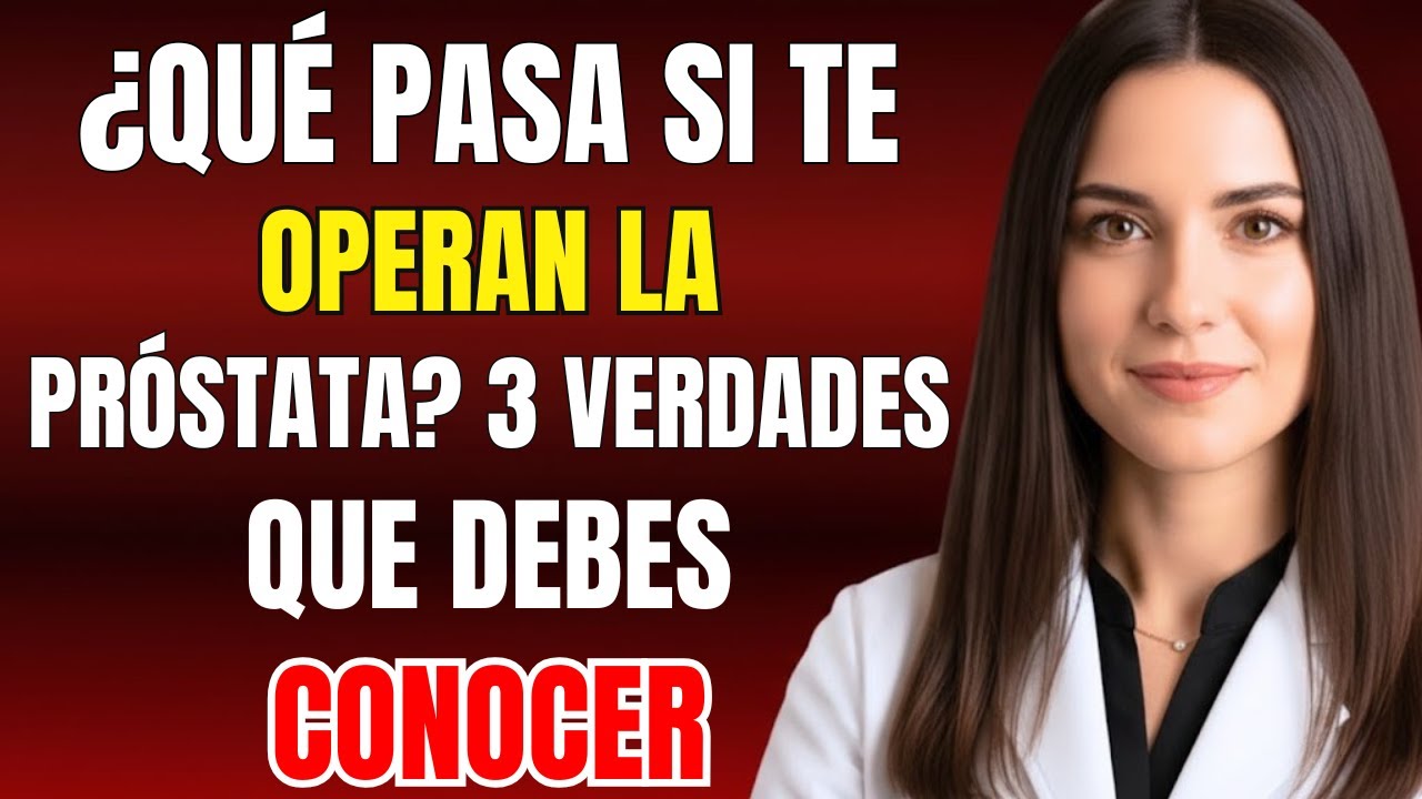 LA VIDA DESPUÉS: Lo que NADIE te dice de vivir sin próstata (¿Vale la pena?)