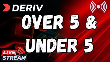 🚨 LIVE DERIV CLASS: Learn the Over 5 & Under 5 Strategy (LATE NIGHT GRIND)