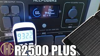 So Much Power!! ALLPOWERS R2500 Plus Power Station and 200 Watt Solar Panel Kit Unboxing And Test!!