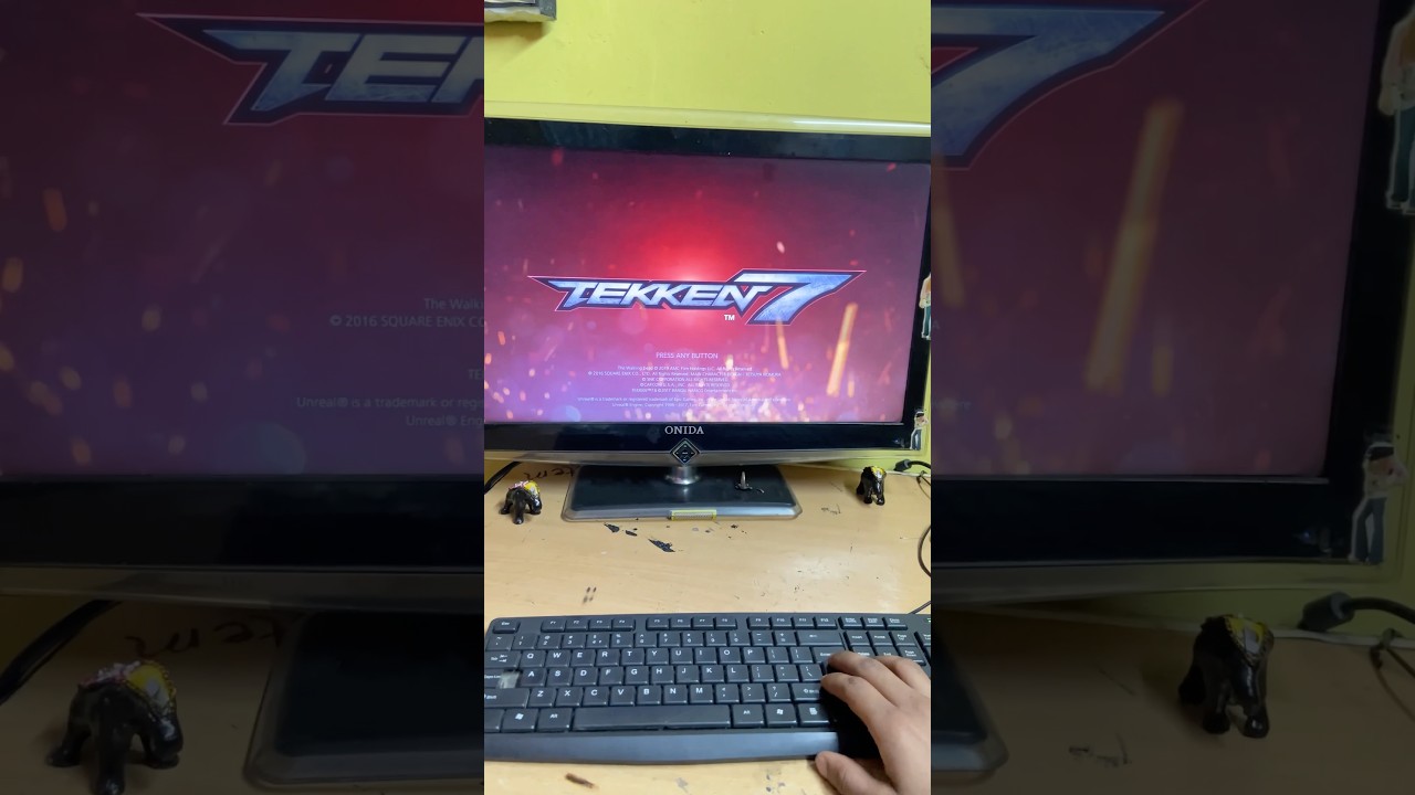 Playing Tekken 7 in Low end Pc🤨🤔@speedyhrk 