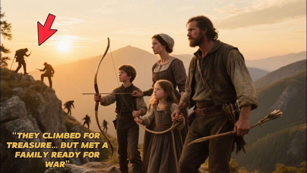 Бандиты поднялись на гору, чтобы найти спрятанное сокровище Траппера, НО НЕ ЗНАЛИ, что его семья ...