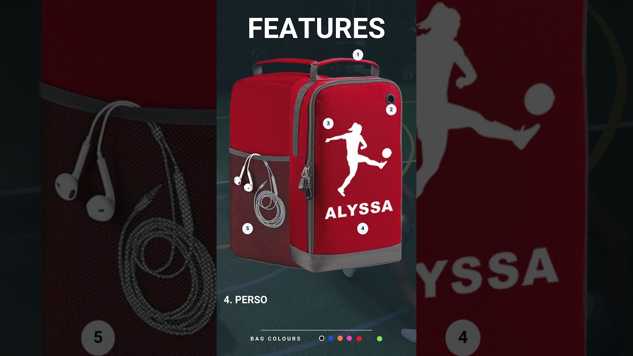 Personalised Football Boot Bags 