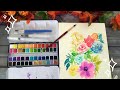 Amazon Art Supplies 🎨💦 Watercolor Pan set 48 colors | Review 😱 Emooqi
