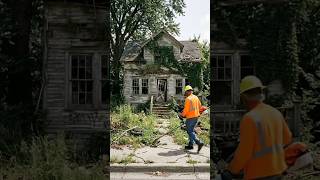 Workers turn an old house into a beautiful Home 🏡