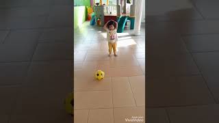 Aktiviti Menendang Bola 1 & 2 Tahun Taska Ummi Ida