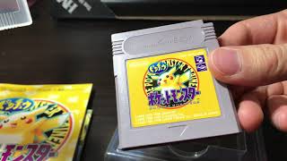 【GB】初期ポケモンピカチュウ版・ブルー版買ってみた！！