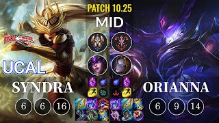 KT Ucal Syndra vs Orianna Mid - KR Patch 10.25