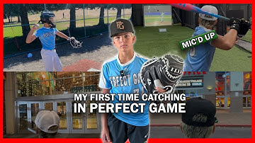 My First Perfect Game Tournament Playing Catcher 