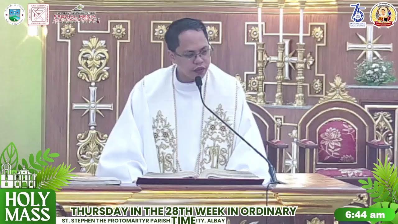 Holy Mass | Thursday in the 29th Week in Ordinary Time