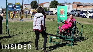 Mother Gets Special Needs Playground Built So Her Daughters Can Play Together