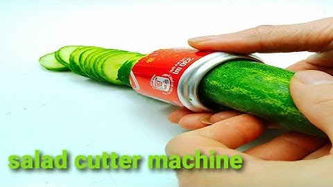 How to cut cucumbers with cans of Coca Cola ||  you can do it at home