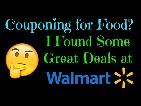 How I Coupon for Food at Walmart!!