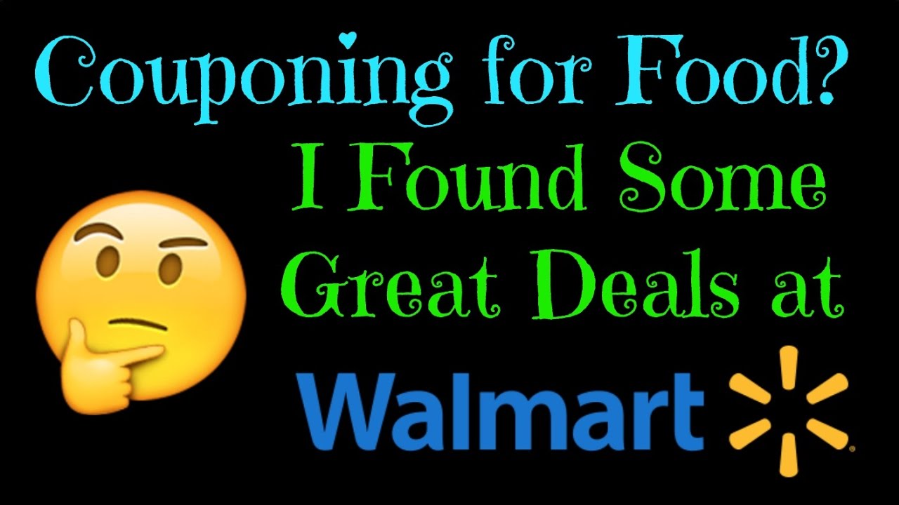 How I Coupon for Food at Walmart!! YouTube