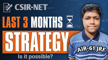 Last 3 months Strategy CSIR NET 2023 | Preparation Strategy | CSIR NET December 2023 | by Topper 🔥