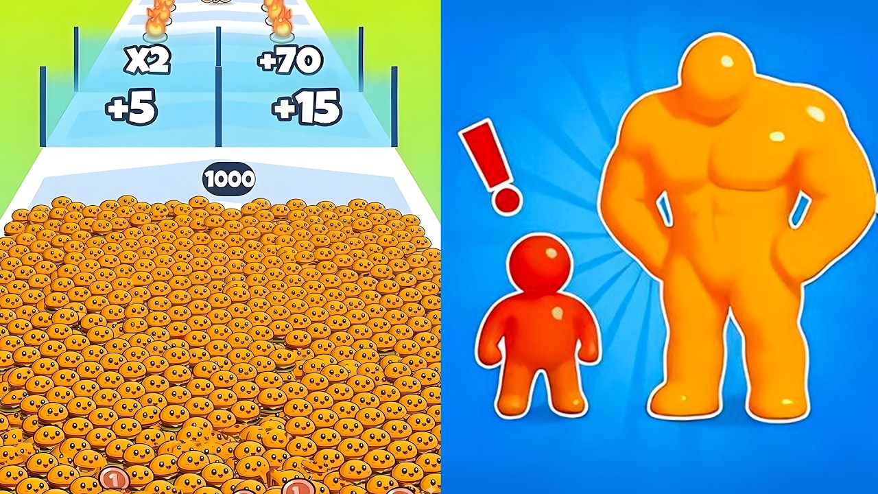 Food Run vs Tall Man Run 🔥 MAX LEVELS UNLOCKED! (2025 Update!)