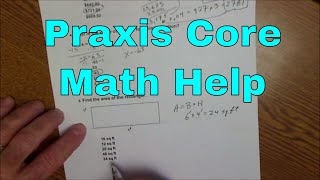 Praxis Core Math Practice Test with Help
