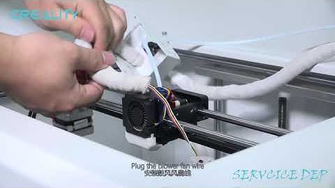 Service tutorial CR 5 Pro H replace blower fan