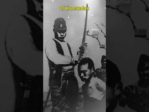 Eksekusi Penggal Kepala Dengan Samurai Terhadap Komandan Tentara PETA Muradi #sejarah #shorts