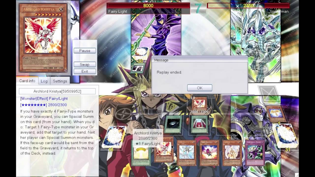 Yugioh Fairy Light Deck Fairy Wins YouTube