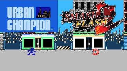 SSF2 Beta 1.2.3 - Urban Champion (New Stage)