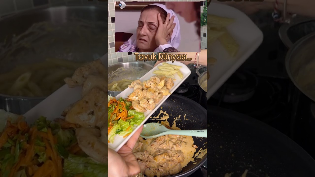 🍗Yumuşacık tavuğuyla Tavuk Dünyası tarifi;