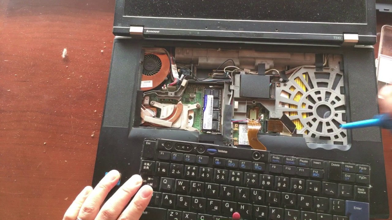 Thinkpad T510 メモリ交換 グダグダ Youtube