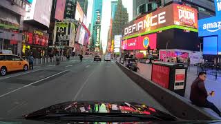 ⁴ᴷ⁶⁰ NYC State of Emergency : Midtown (Times Square, Rockefeller Center, Flatiron) (March 27, 2020)