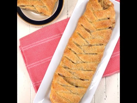 Braided Apple Walnut Strudel