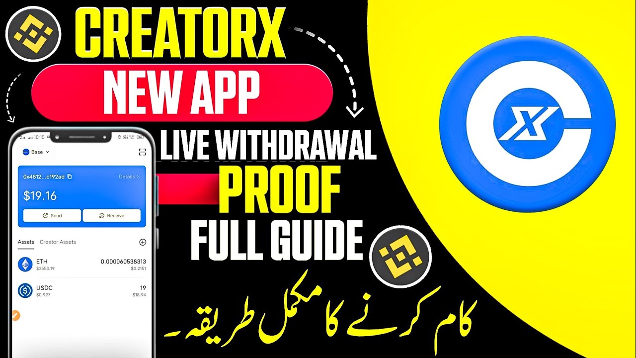CreatorX App Complete Guide | New Free Online Earning App 2025 | CreatorX Live Withdrawal Proof