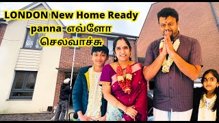 🏠Uk  New Home eppadi Ready pannom || எவ்ளோ சொலவாச்சு 🏠||#tamil #home #vlog #newhome #cleaning