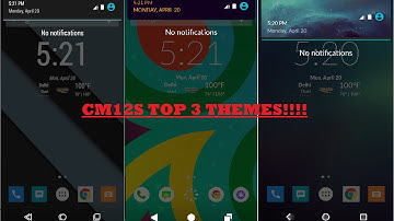 TOP 3 FREE CM12/CM12s Themes!!! (Using Oneplus One)