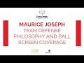 Maurice joseph  philosophie de dfense de lquipe et couverture de lcran de balle