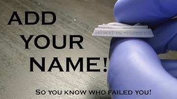 Add a Name and a Magnet hole to any 3d Printable Base!