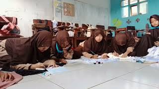PRAKTEK PENERAPAN RAGAM HIAS PADA BAHAN TEKSTIL 🌟    #RagamHias #Tekstil #SeniBudaya #mtsalmu'min 