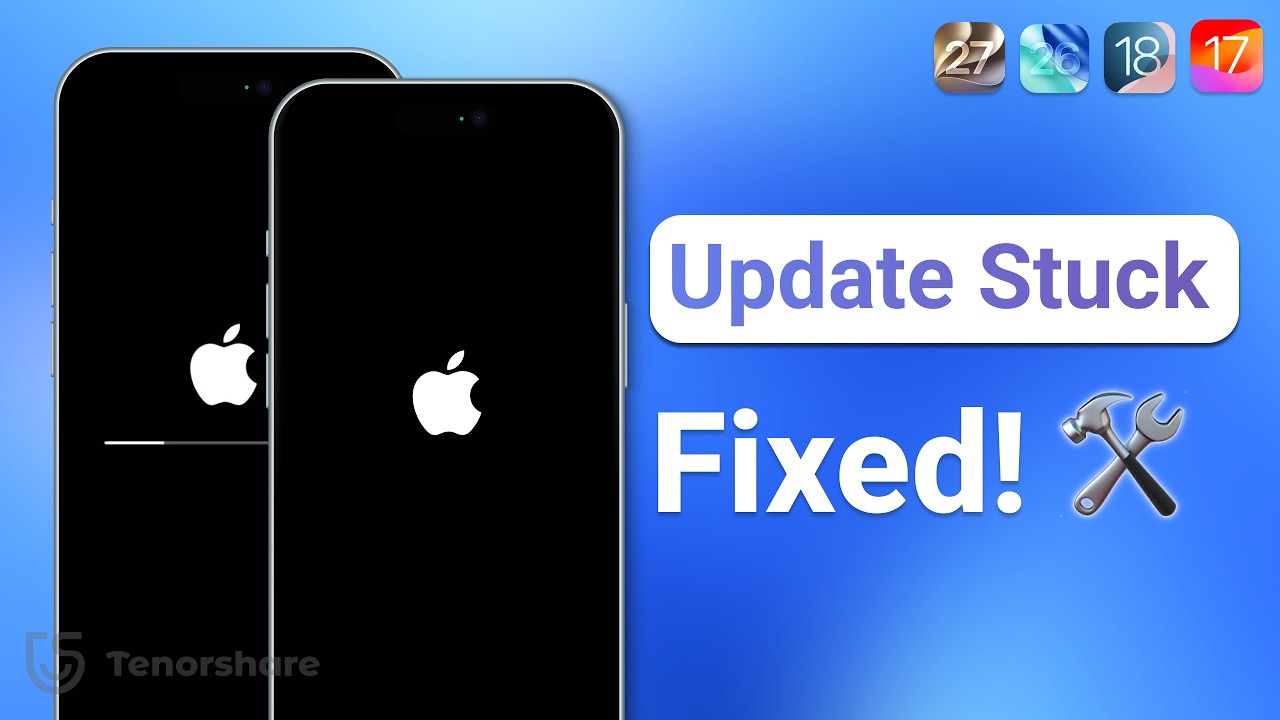 Top 3 Ways to Fix iPhone Stuck on Update Screen - with/without Computer ...