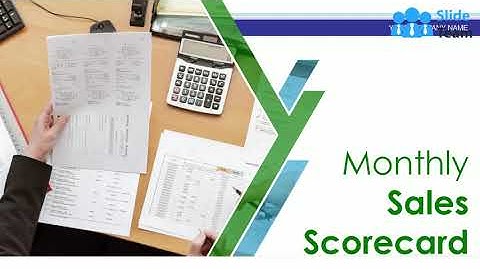 Monthly Sales Scorecard PowerPoint Presentation Slides