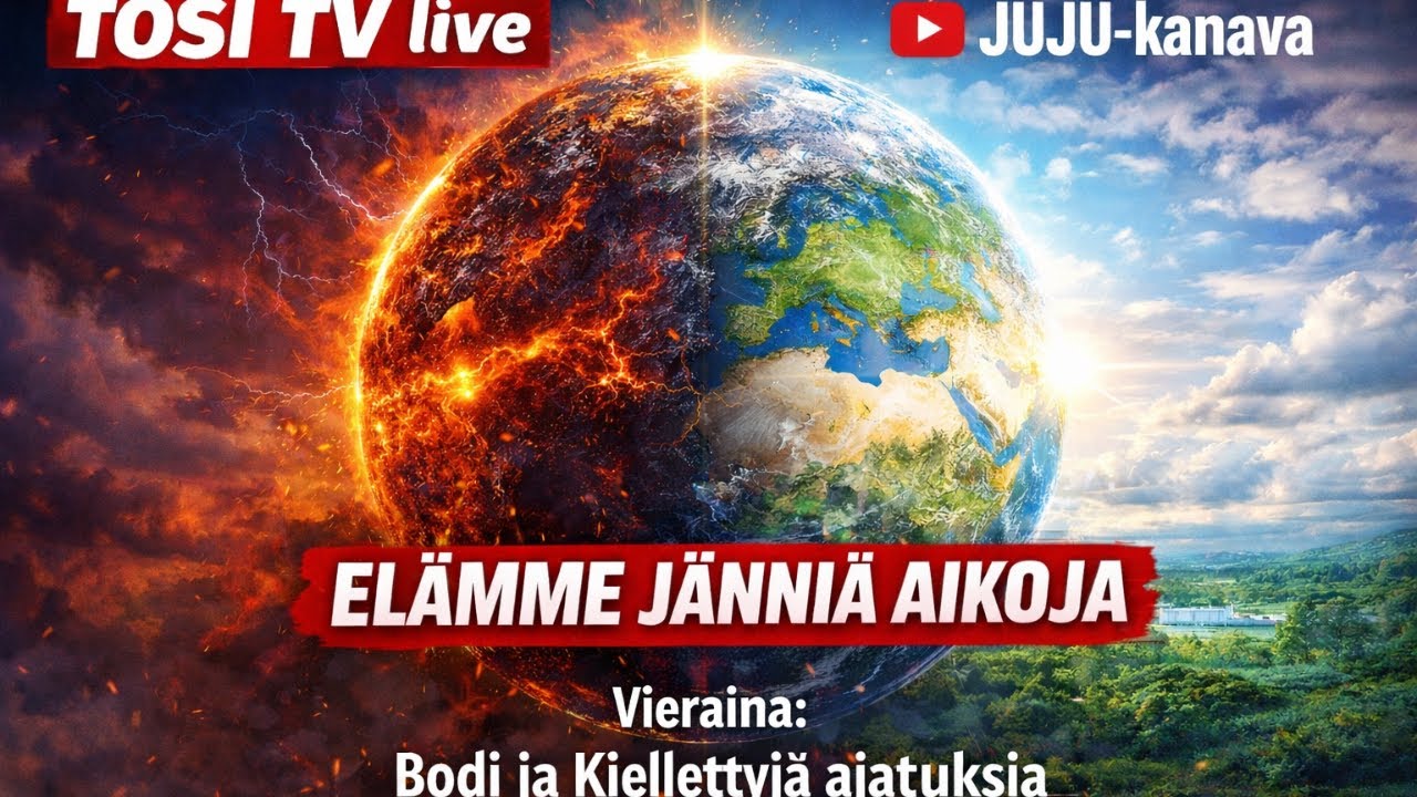 TOSI TV LIVE: Elämme jänniä aikoja, vieraana Bodi ja Kiellettyjä ajatuksia