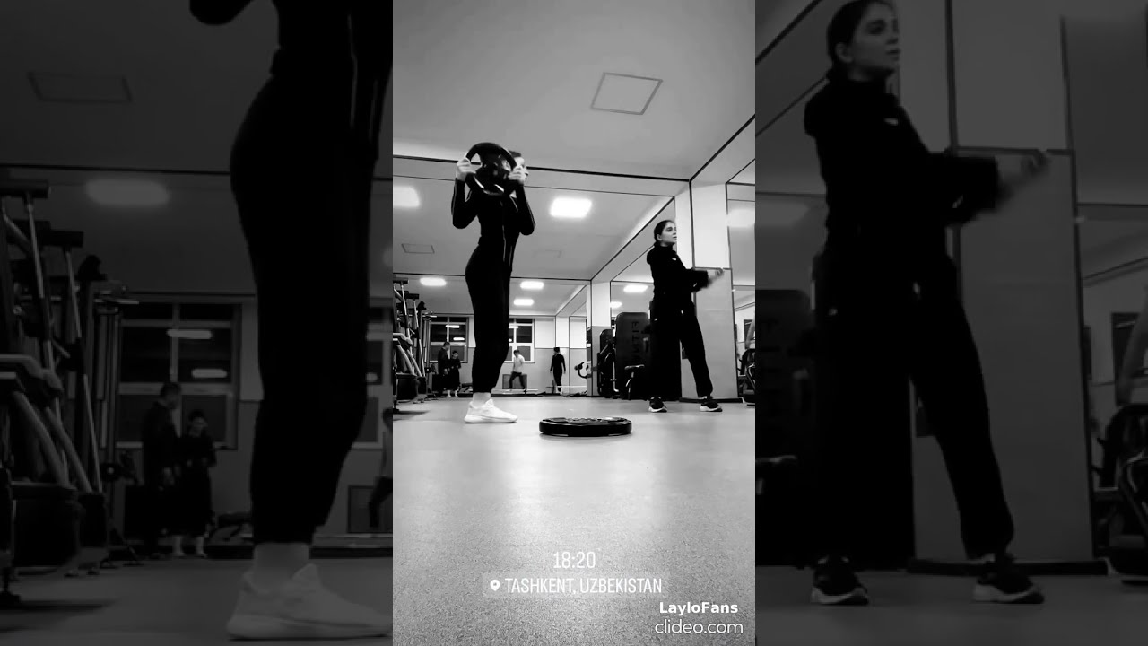 Training is an important part of Laylo Sobirova's life