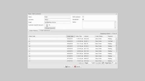 Adding and Editing Customers - Shopping Cart Software