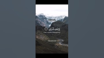 سورة قريش- هزاع البلوشي #quran