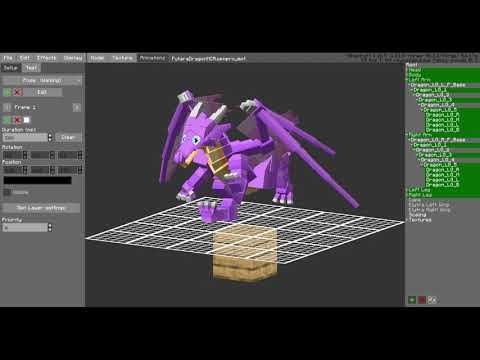 Dragon Player Model for Minecraft (Low Detail)