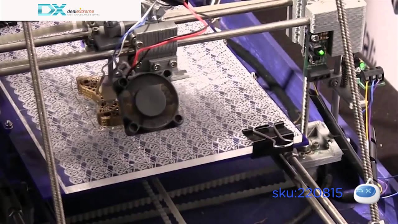 DealeXtreme: 3D принтер Heacent 3DP01 DIY