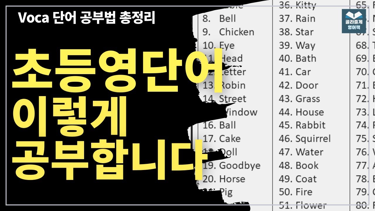 6. 초등영어 단어 공부법 총정리 (학습시기, 교재, 시기별 공부법) 'abc'부터 알려드릴게요.