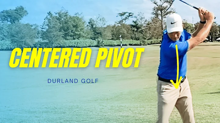 GOLF TIP | How To CREATE A CENTERED PIVOT In Golf