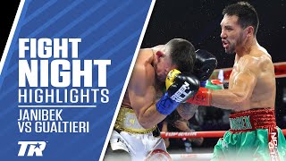 Janibek Becomes Unified Champion With Highlight Knockout of Gualtieri | FIGHT HIGHLIGHTS
